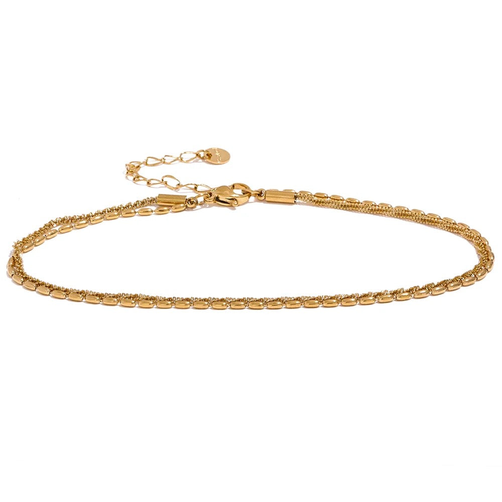 Double Chain Anklet