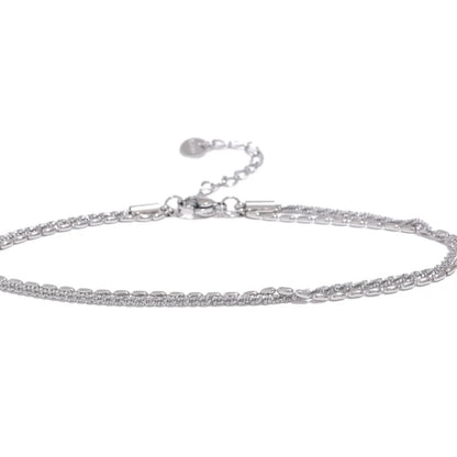 Double Chain Anklet