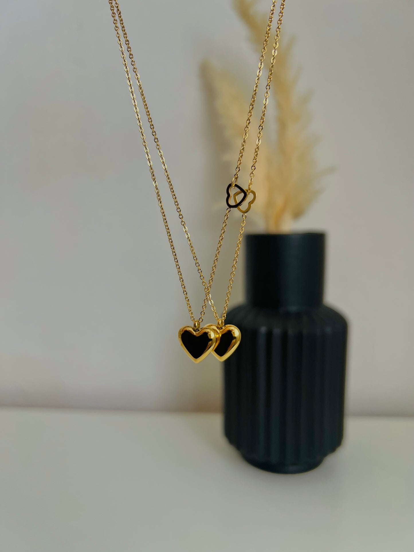 Double Heart Necklace